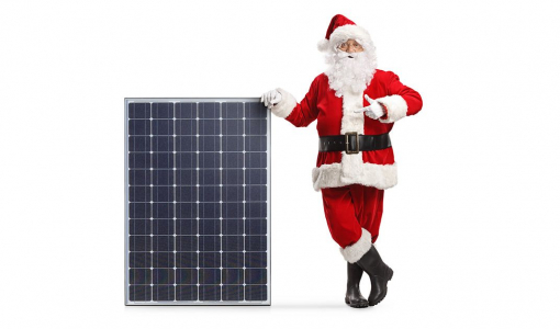 Der Weihnachtsmann und sein Wunsch nach einer klimafreundlichen Immobilie