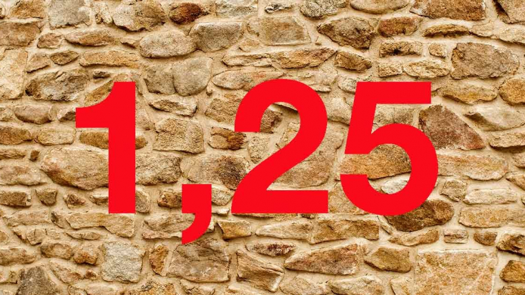 Zahl des Monats Juni: 1,25 Prozent